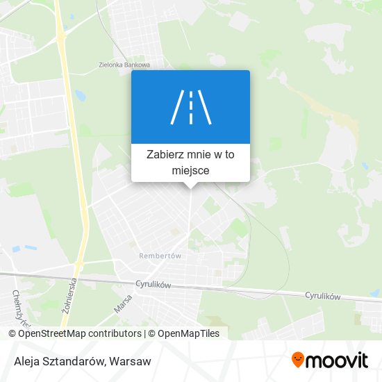 Mapa Aleja Sztandarów