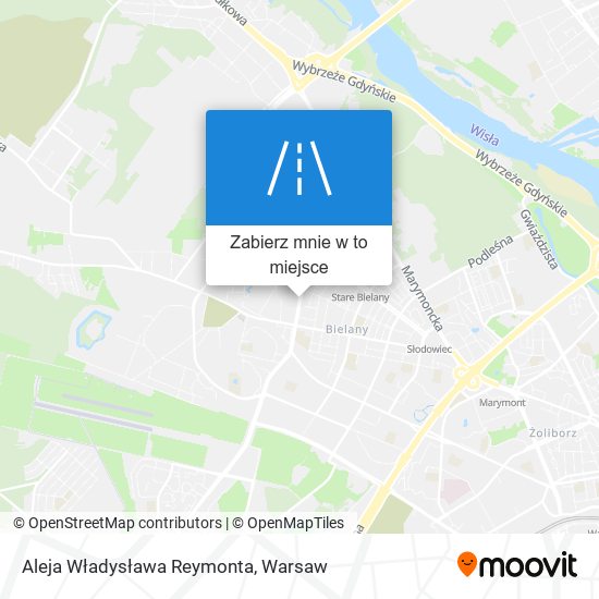 Mapa Aleja Władysława Reymonta