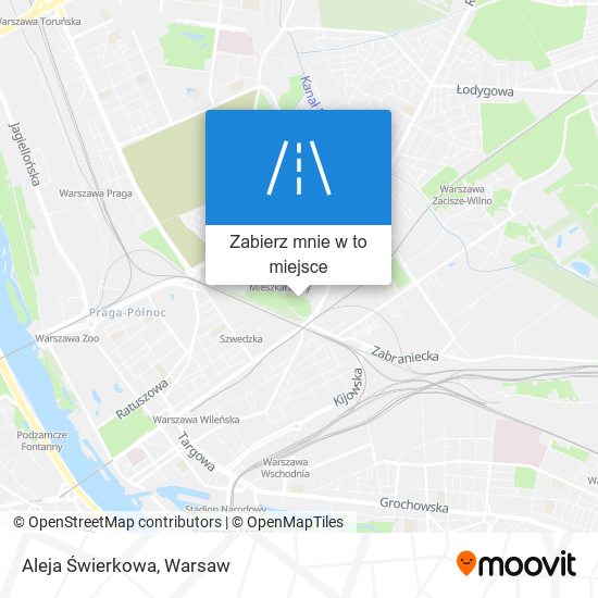 Mapa Aleja Świerkowa