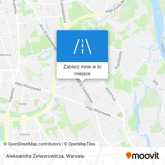Mapa Aleksandra Zelwerowicza