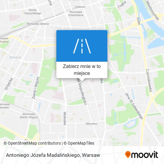 Mapa Antoniego Józefa Madalińskiego