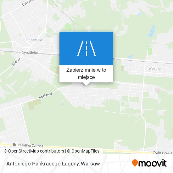 Mapa Antoniego Pankracego Łaguny