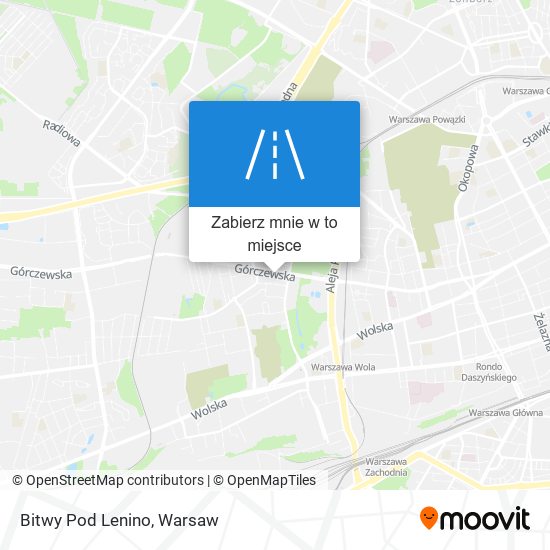 Mapa Bitwy Pod Lenino