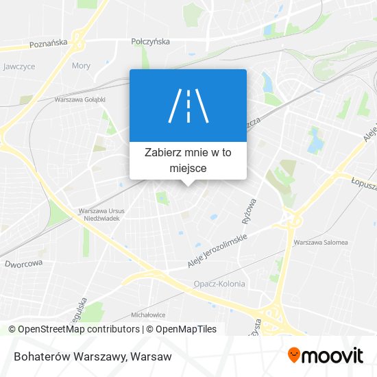 Mapa Bohaterów Warszawy