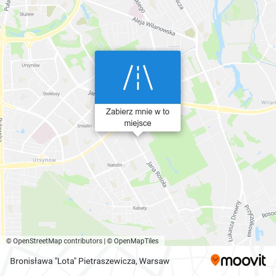 Mapa Bronisława "Lota" Pietraszewicza