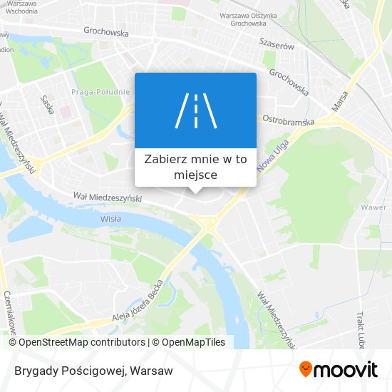 Mapa Brygady Pościgowej