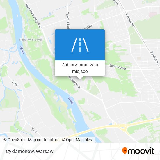 Mapa Cyklamenów