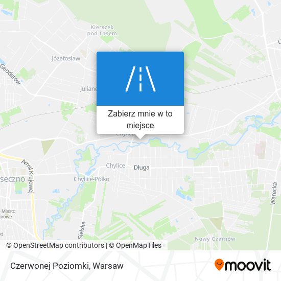 Mapa Czerwonej Poziomki