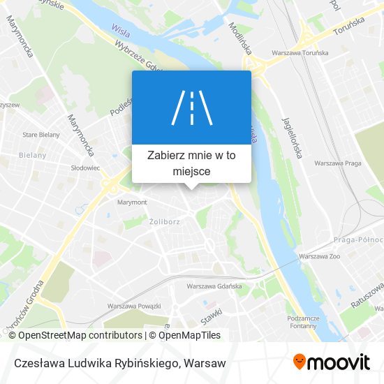 Mapa Czesława Ludwika Rybińskiego