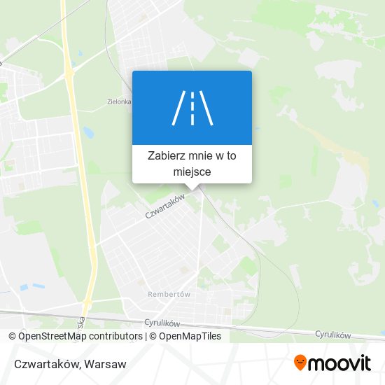 Mapa Czwartaków