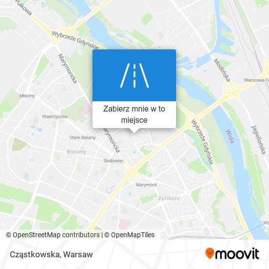 Mapa Cząstkowska