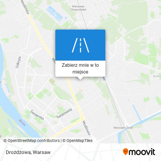 Mapa Drożdżowa