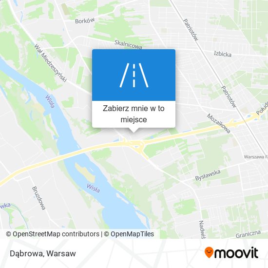 Mapa Dąbrowa