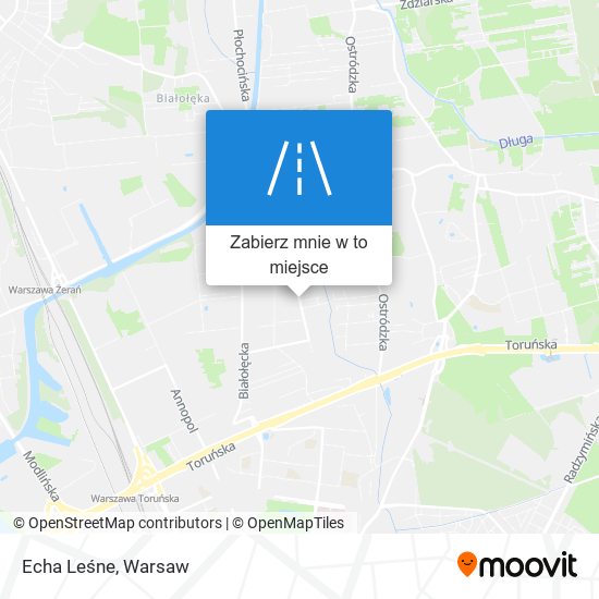 Mapa Echa Leśne