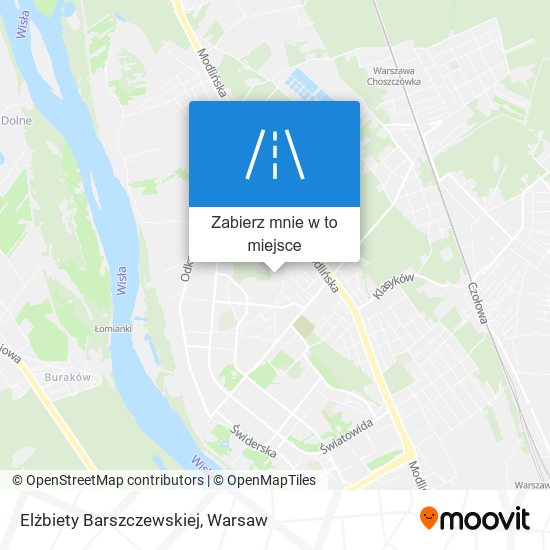 Mapa Elżbiety Barszczewskiej