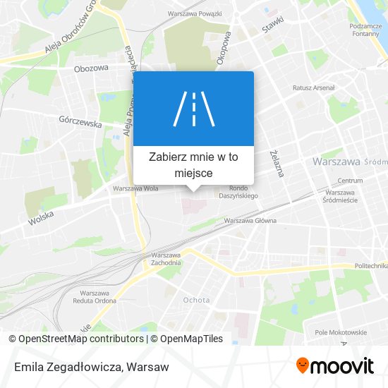 Mapa Emila Zegadłowicza