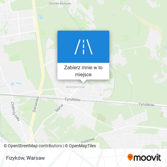 Mapa Fizyków