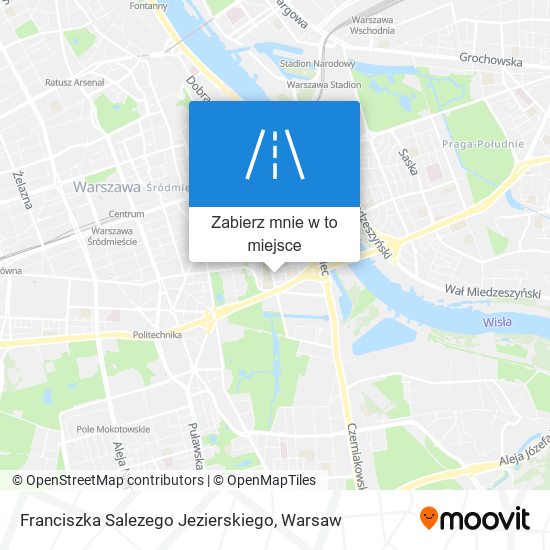 Mapa Franciszka Salezego Jezierskiego