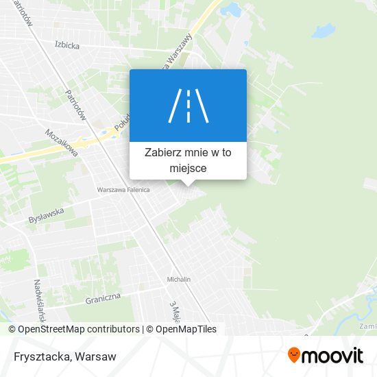 Mapa Frysztacka