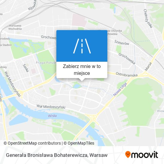 Mapa Generała Bronisława Bohaterewicza