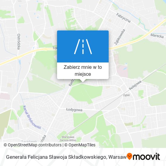 Mapa Generała Felicjana Sławoja Składkowskiego