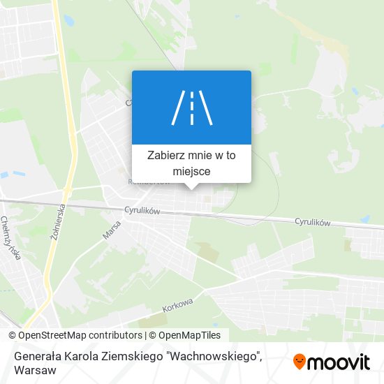 Mapa Generała Karola Ziemskiego "Wachnowskiego"