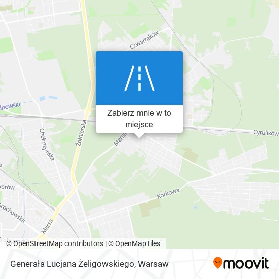 Mapa Generała Lucjana Żeligowskiego