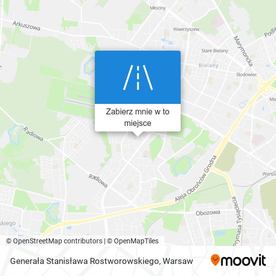 Mapa Generała Stanisława Rostworowskiego