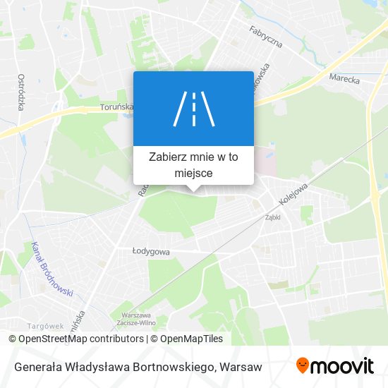 Mapa Generała Władysława Bortnowskiego