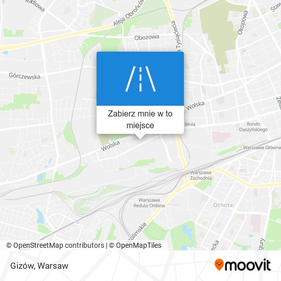 Mapa Gizów