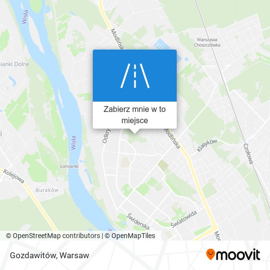 Mapa Gozdawitów