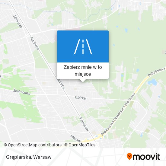 Mapa Gręplarska