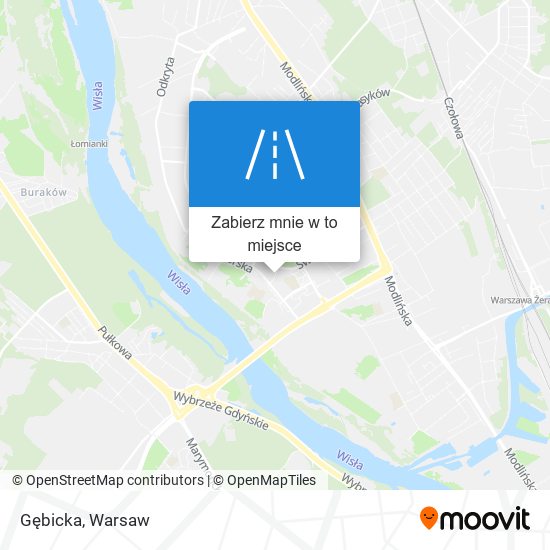 Mapa Gębicka