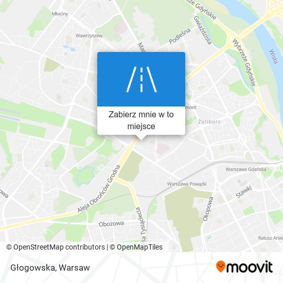 Mapa Głogowska