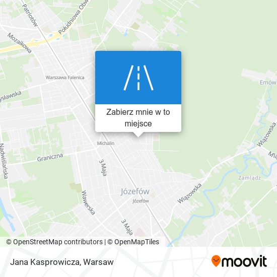 Mapa Jana Kasprowicza