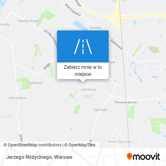 Mapa Jerzego Różyckiego