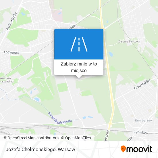 Mapa Józefa Chełmońskiego