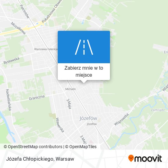 Mapa Józefa Chłopickiego