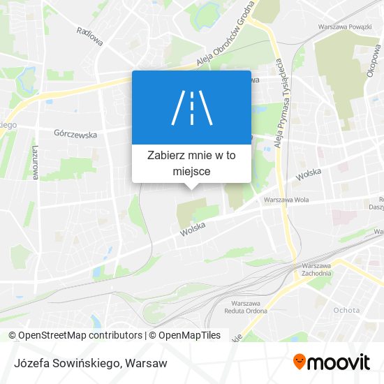 Mapa Józefa Sowińskiego