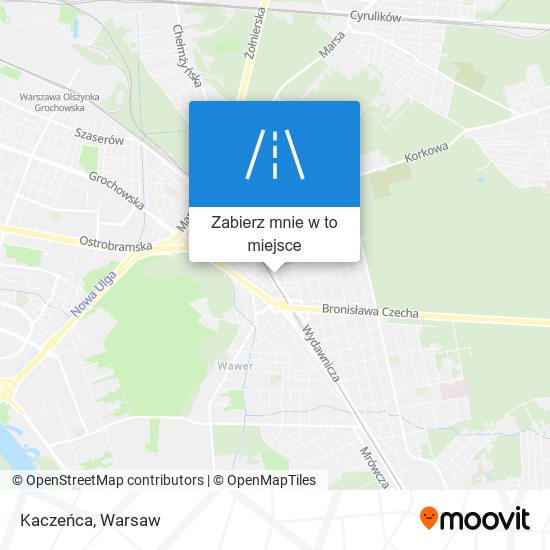 Mapa Kaczeńca