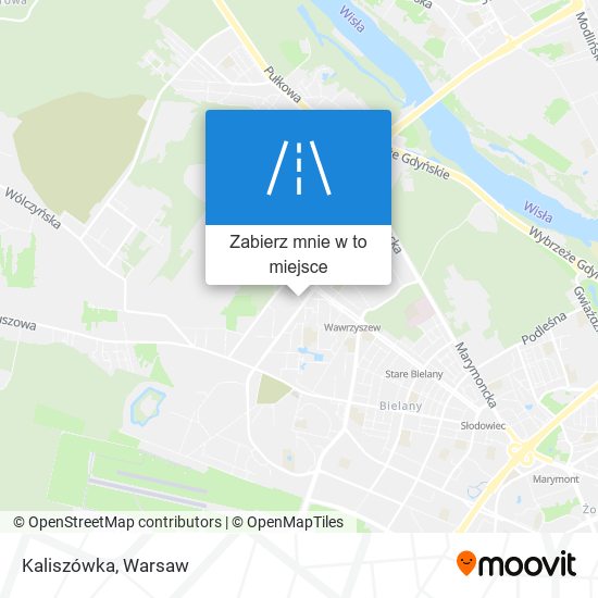 Mapa Kaliszówka