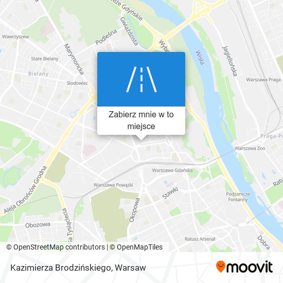 Mapa Kazimierza Brodzińskiego