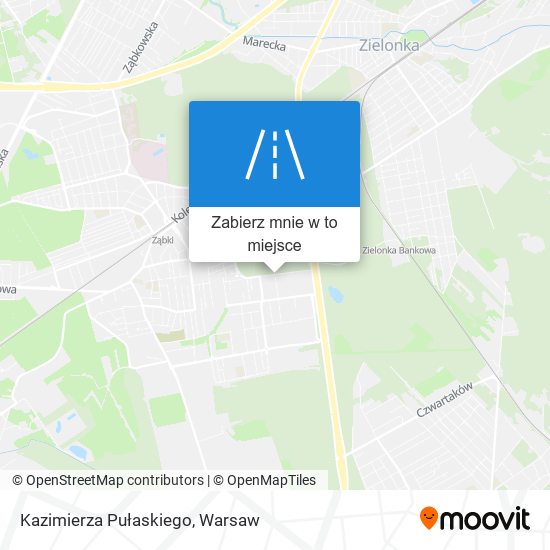 Mapa Kazimierza Pułaskiego