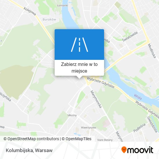 Mapa Kolumbijska