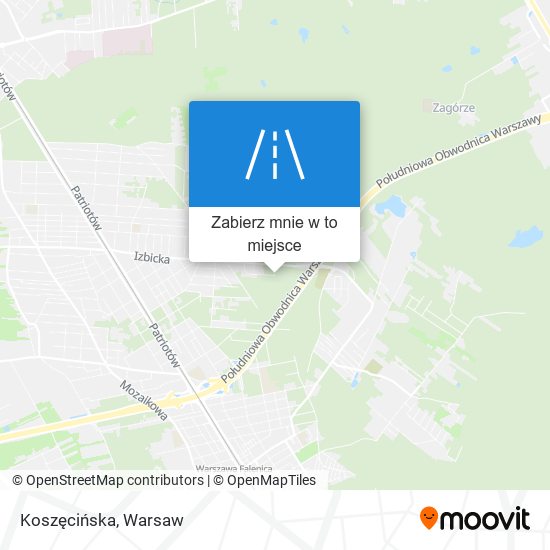 Mapa Koszęcińska