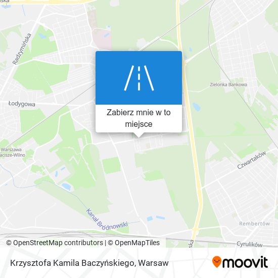 Mapa Krzysztofa Kamila Baczyńskiego