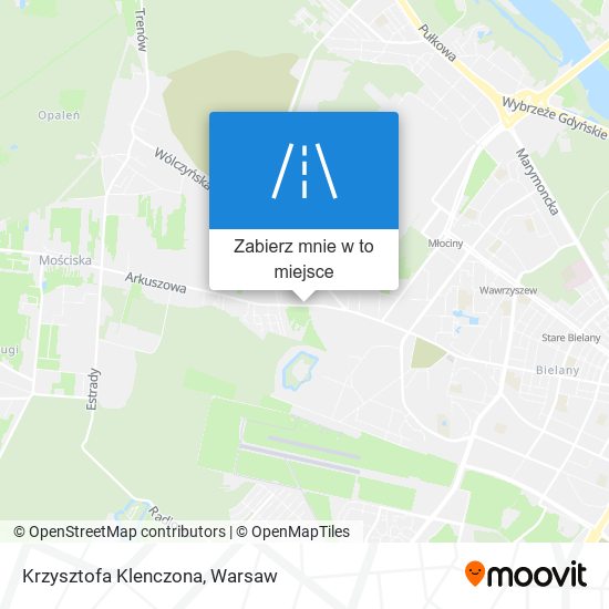 Mapa Krzysztofa Klenczona