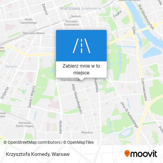 Mapa Krzysztofa Komedy