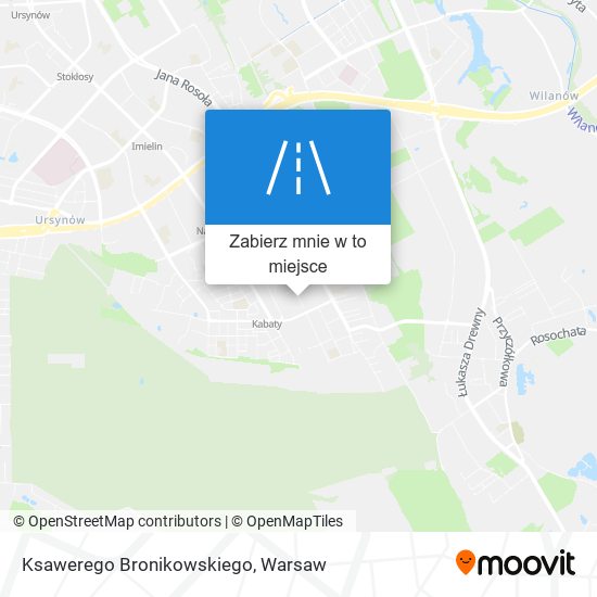 Mapa Ksawerego Bronikowskiego