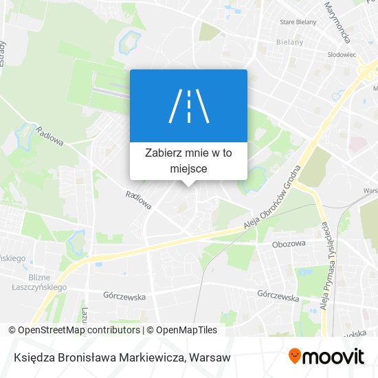 Mapa Księdza Bronisława Markiewicza